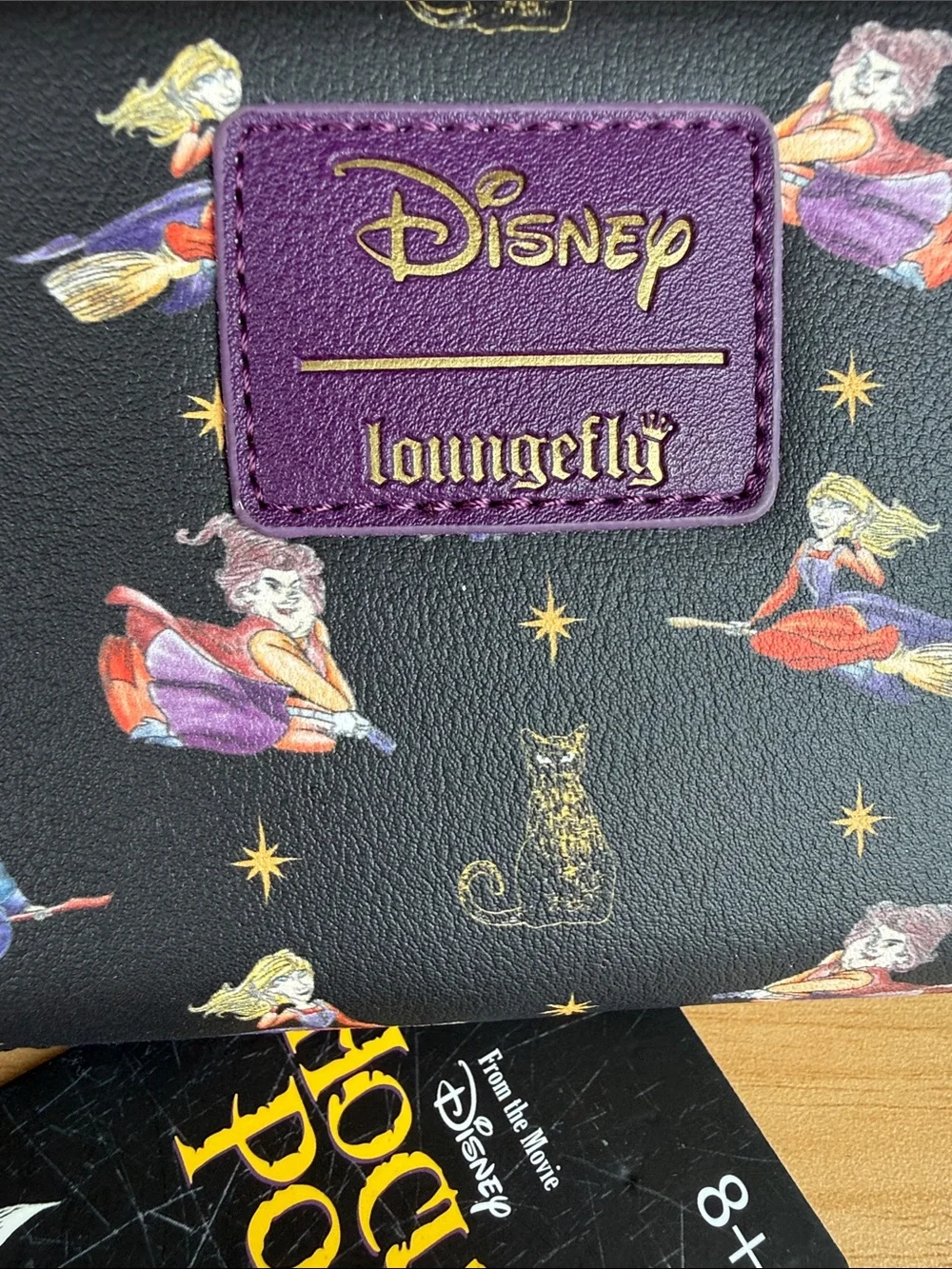 Loungefly Disney Hocus Pocus Black & Purple Zip Wallet
